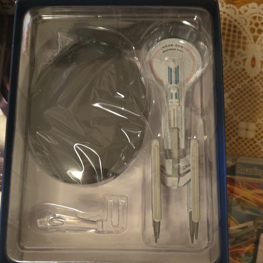 Starship Model with Stand